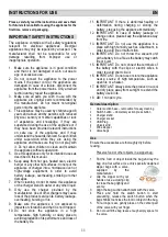 Preview for 11 page of Gorenje HVS 16WS Instruction Manual