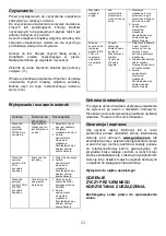 Preview for 23 page of Gorenje IMC 1200B Instruction Manual