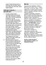 Preview for 19 page of Gorenje INOX 18/10Cr-Ni Instruction Manual