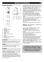 Preview for 15 page of Gorenje JC4800VMX Instruction Manual