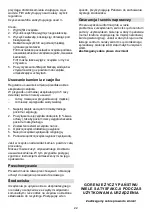 Preview for 22 page of Gorenje K 10 HE Instruction Manual