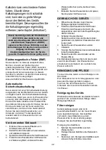 Предварительный просмотр 42 страницы Gorenje K 17 WII Instruction Manual