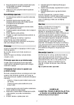 Предварительный просмотр 7 страницы Gorenje K15DWB Instruction Manual