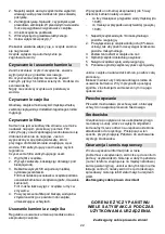 Preview for 22 page of Gorenje K17GLBW Instruction Manual