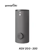 Gorenje KGV 200 Instructions For Use Manual preview