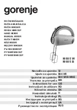 Preview for 2 page of Gorenje M 605 B Instructions For Use Manual