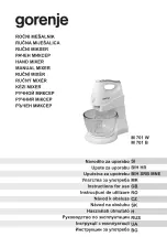 Предварительный просмотр 2 страницы Gorenje M 701 W Instructions For Use Manual