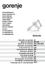 Preview for 1 page of Gorenje M350LBW Instructions For Use Manual