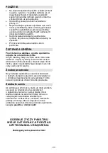 Preview for 23 page of Gorenje M360CW Instructions For Use Manual