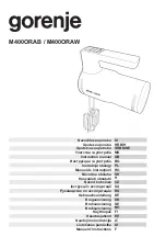 Gorenje M400ORAB Instruction Manual preview