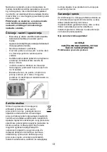 Preview for 13 page of Gorenje MG 2500 SJW Instruction Manual