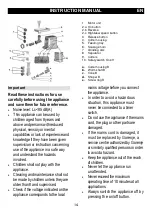 Preview for 14 page of Gorenje MG 2500 SJW Instruction Manual