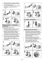 Предварительный просмотр 20 страницы Gorenje MG 2500 SJW Instruction Manual