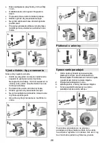 Предварительный просмотр 28 страницы Gorenje MG 2500 SJW Instruction Manual