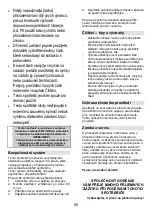 Предварительный просмотр 28 страницы Gorenje MG1802SJW Instruction Manual