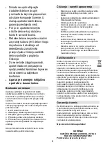 Предварительный просмотр 9 страницы Gorenje MG2502SJX Instruction Manual