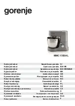 Gorenje MMC1500AL Instruction Manual предпросмотр