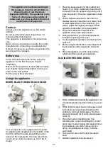 Preview for 21 page of Gorenje MMC1500BK Instruction Manual