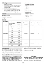 Preview for 19 page of Gorenje MMC700LBW Instructions For Use Manual