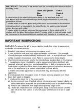 Preview for 49 page of Gorenje MO 17 MS Instruction Manual