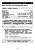 Preview for 3 page of Gorenje MO 20 MW Instruction Manual