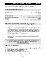 Preview for 15 page of Gorenje MO200MS Instruction Manual