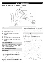 Preview for 21 page of Gorenje MRP 330 B Instruction Manual