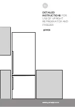 Preview for 1 page of Gorenje NRK6191GHW Instructions For Use Manual