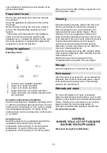 Предварительный просмотр 18 страницы Gorenje OM33HPX Instruction Manual