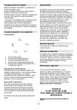 Предварительный просмотр 24 страницы Gorenje OM33HPX Instruction Manual