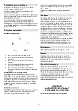 Предварительный просмотр 27 страницы Gorenje OM33HPX Instruction Manual