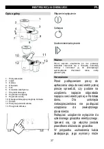 Preview for 37 page of Gorenje OP650W Instruction Manual