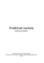 Preview for 48 page of Gorenje OPTIAIR 203 M Instructions For Use Manual