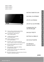 Preview for 1 page of Gorenje OptiHeat 2000EWP Instructions For Use Manual