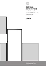 Gorenje ORB153BK-L Detailed Instructions preview