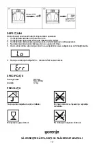 Preview for 12 page of Gorenje OT 200 GEB Instruction Manuals