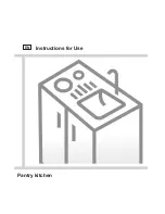 Gorenje Pantry kitchen Instructions For Use Manual preview