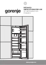 Предварительный просмотр 1 страницы Gorenje RBI4121E1UK Detailed Instructions For Use