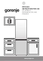 Gorenje RK6191EW4 Instructions For Use Manual предпросмотр