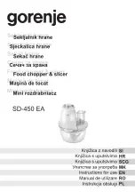 Gorenje SD-450 EA Instructions For Use Manual preview
