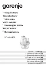 Preview for 1 page of Gorenje SD-450 EA Instructions For Use Manual