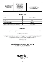 Preview for 18 page of Gorenje SENSE AIR AP500 Manual