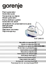 Preview for 1 page of Gorenje SGT 2400 B Instruction Manual