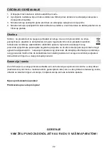 Preview for 22 page of Gorenje SGT 2400 B Instruction Manual