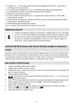 Предварительный просмотр 9 страницы Gorenje SGT 2400 BW Instruction Manual