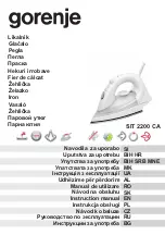 Gorenje SIT 2200 CA Instruction Manual preview