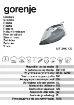 Gorenje SIT 2400 CG Instruction Manual preview