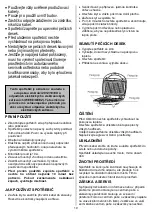 Предварительный просмотр 19 страницы Gorenje SM703BK Instruction Manual