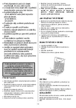 Предварительный просмотр 19 страницы Gorenje SM703GCG Instruction Manual