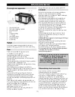 Предварительный просмотр 72 страницы Gorenje SVI6B Instruction Manual